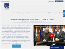 Tablet Screenshot of aibc.org.au